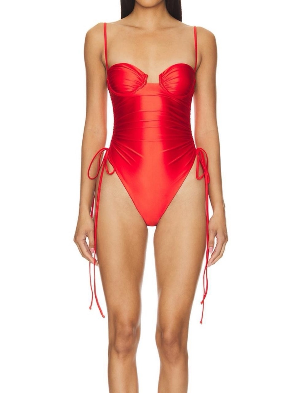 Lovers + Friends chasing sunsets One-Piece Swimsuit in red